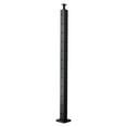 thumbnail image 1 of Cable Railing Post, 42x2x2 Inch Corner Railing Post, with L-Shaped Pre-Drilled Holes, Stainless Steel Cable Rail Post with Horizontal and Curved Bracket, 1-Pack, Black, 1JZLGZXHS1065S1EW001V0, 1 of 7