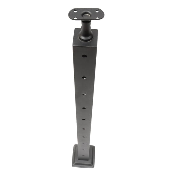 Cable Railing Post Corner Post 36''x2''x2'' Top Mount for Wood Concrete Deck 36''x2''x2'' Thickened Stainless Steel Cable Pre-drilled Railing Post Corner Post
