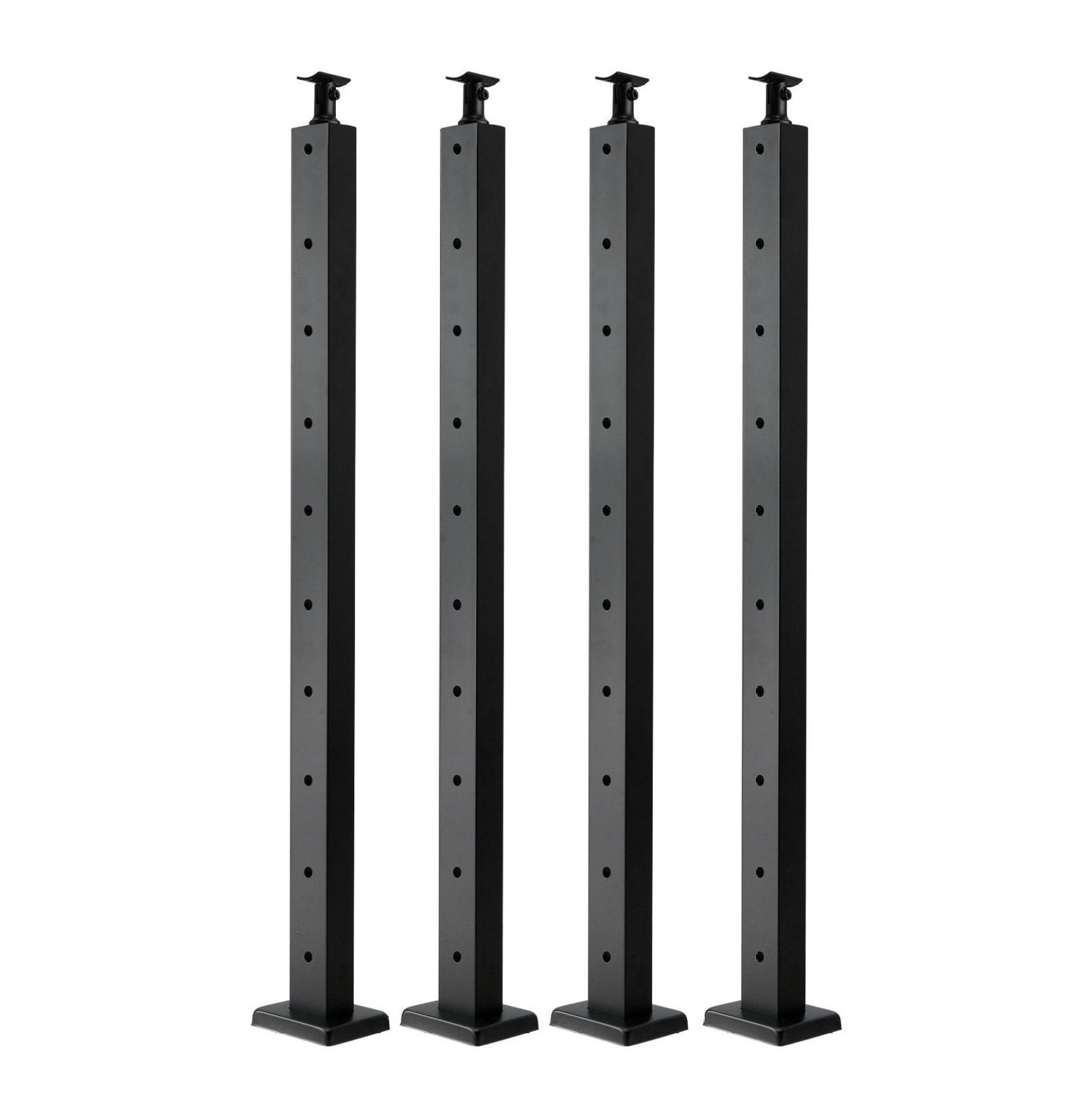 Cable Railing Posts 4-Pack, 36 Inch Stainless Steel Deck Railing Posts ...