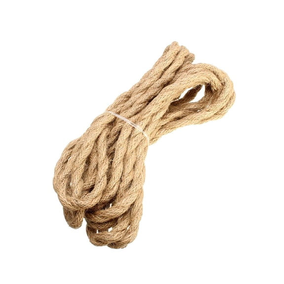 Cable Rope DIY Pendant Lamp Hanging Light Wire to Weave Lanyards Copper Flax