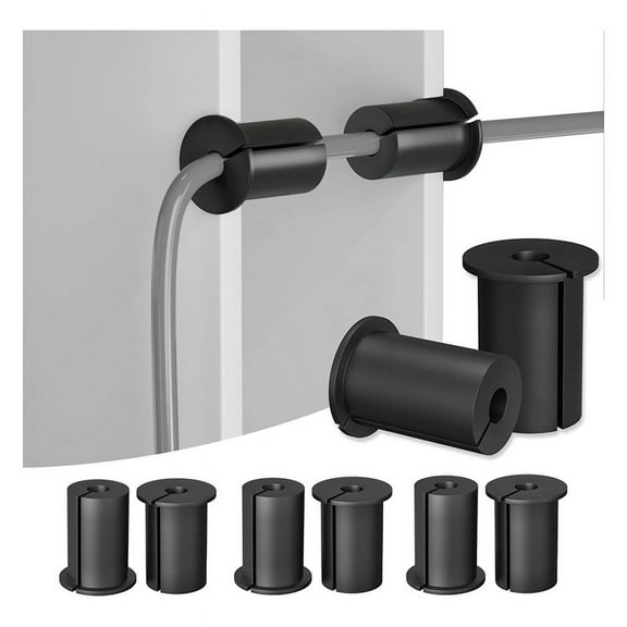Cable Routing Kit, Wall Grommet for 1Inch Wall Hole, Cable Feed Through Bushings, Wall Bushing for Ethernet Cable(8 Pcs)