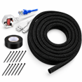 Cable Sleeve Split-sleeving 35ft-1/8inch Cord Management Wire Protector ...