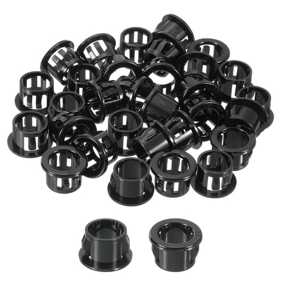 Cable Snap Bushing Grommets, 36Pack 13mm/0.51" Mount Dia Snap Bushing Grommet