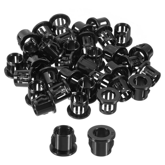 Cable Snap Bushing Grommets, 66Pack 10mm/0.39" Mount Dia Snap Bushing Grommet