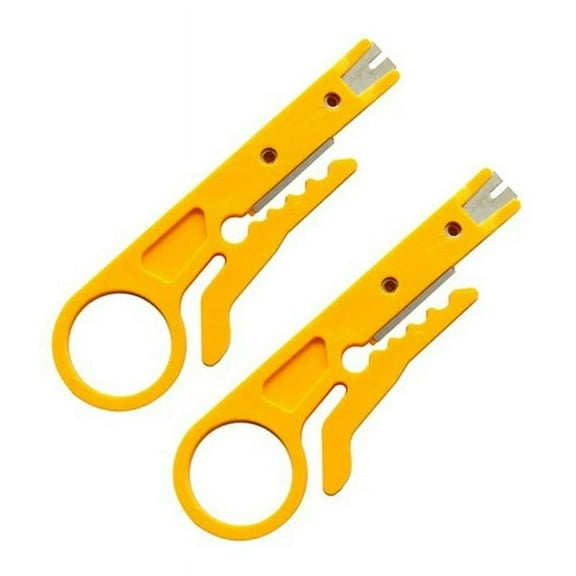 Cable Stripping Wire Cutter Crimping Tool Multi Stripper Knife Crimper Pliers Mini Portable Decrustation Electrical Straight