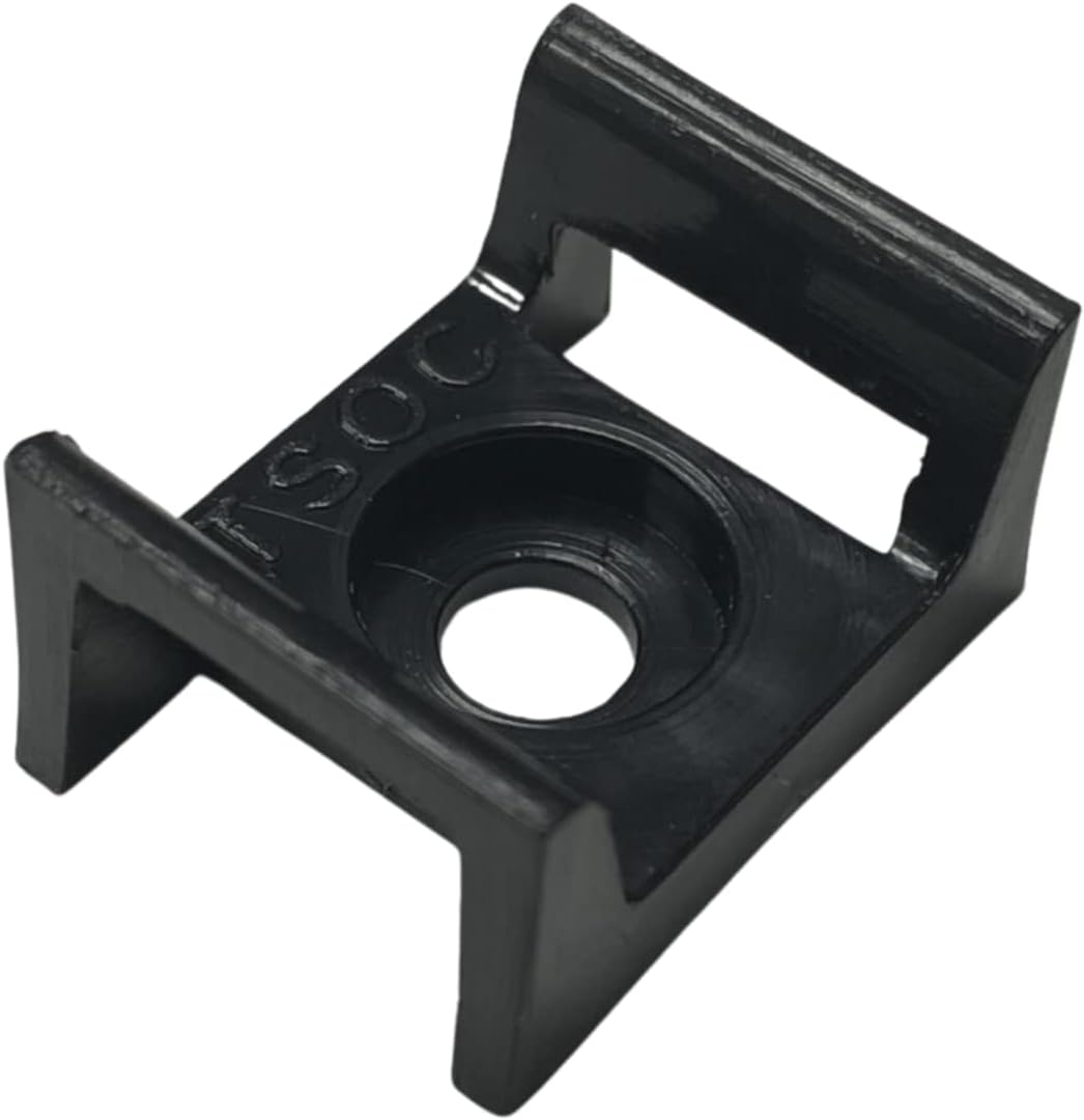 Cable TIE Saddle Mount for USE with 1/2" Width Velcro Ties and ONE