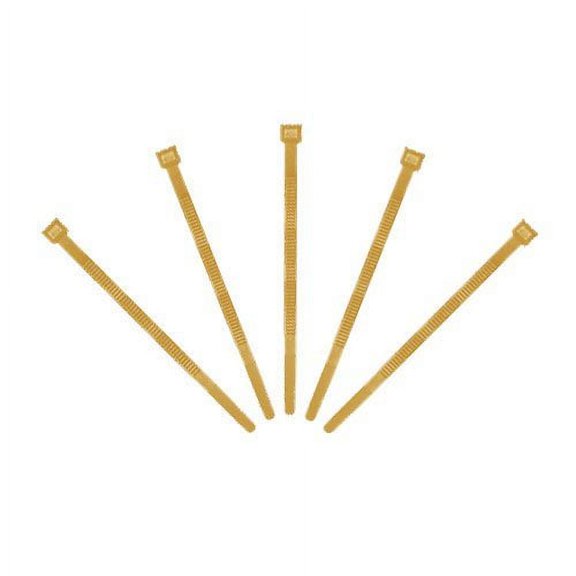 Cable Tie 4" 18 lbs Rated Nylon Tie Wrap 100pcs - Orange