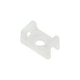 thumbnail image 1 of Cable Tie Base Saddle Type Mount Wire Holder Permanently Anchor To Wall Desk 13x7x6mm White 50 pcs, 1 of 4