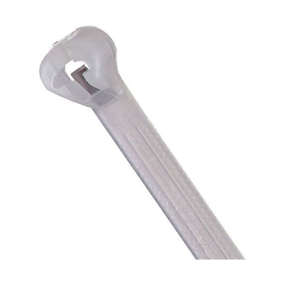 Cable Tie, Nylon 6/6, Natural, Indoor, Tensile Strength: 30 lb. - 1 Each