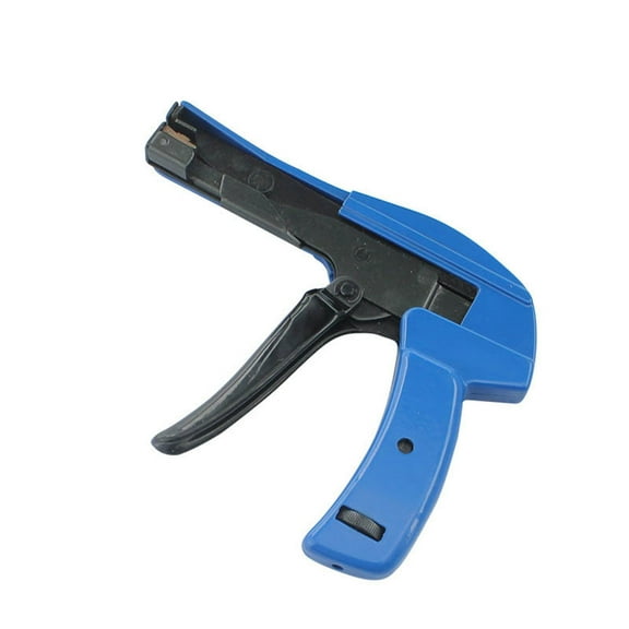 Cable Tie Tool Stainless Steel Tightening Cutting Plier for Nylon Ties 2.2-4.8mm Range One-Hand Use Fastening Tool for DIY Maintenance Automotive Electrical Work High Carbon Steel Durable