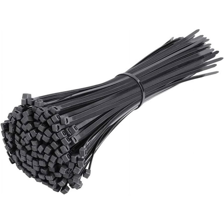 Cable Ties 100 x 2.5 mm Black Pack of 100 UV Resistant Small Size Minimum  Tensile Strength 70N / 7.1 kg 