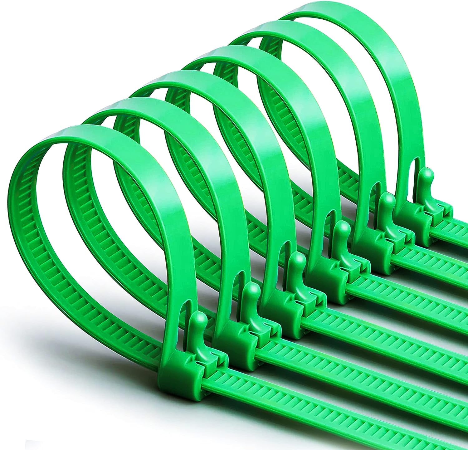 Cable Ties, Heavy Duty, Cable Ties Reusable, Loop Cable Tie, Pack of