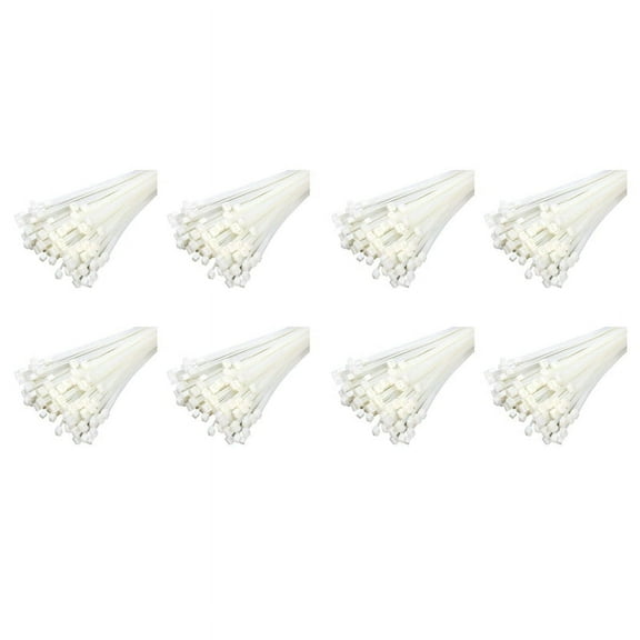 Cable Ties INDUSTRIAL QUALITY Cable Ties: 100x2.5mm Color: White Quantity: 400 Pieces