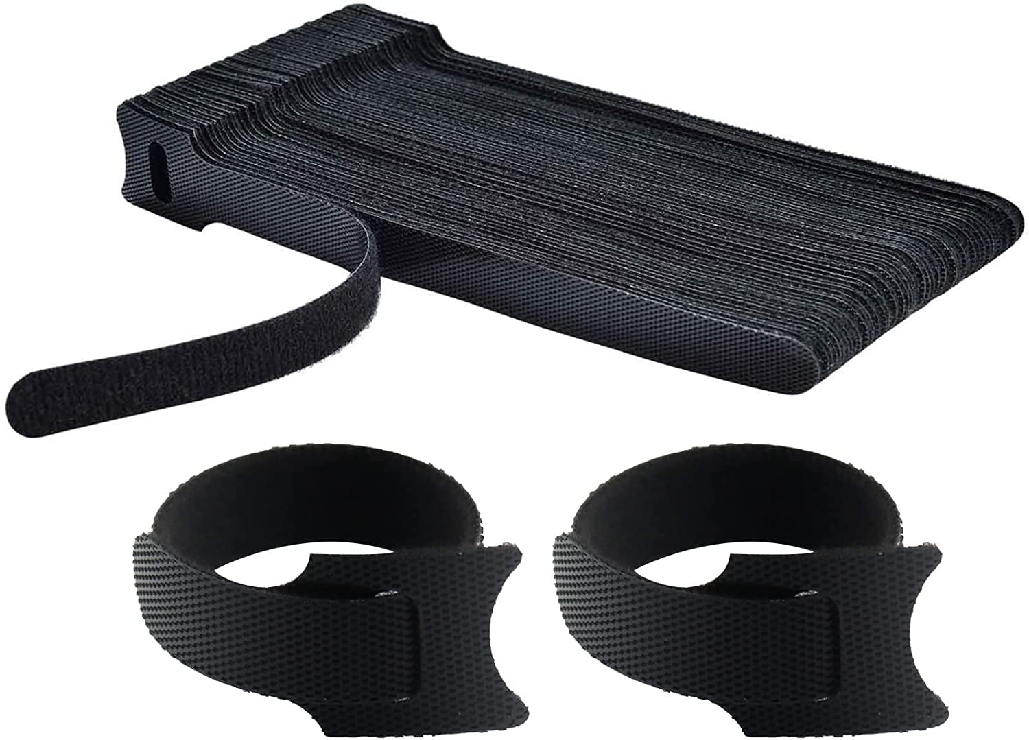 Cable Ties Reusable, Cable Straps Adjustable Tie Wraps Wire Wrap Hook ...