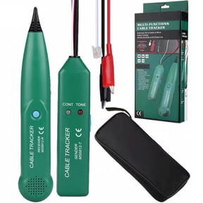 Cable Tracer Network Cable Tester Continuity Tester - Tone Generator and Probe Kit Telephone Line Finder Locator Detector Tool