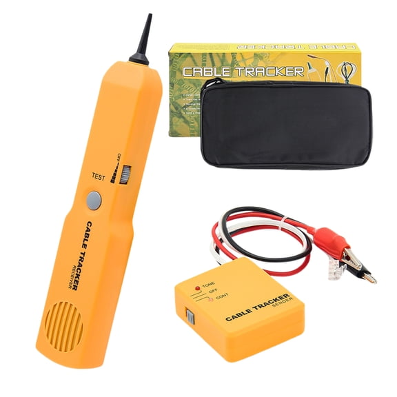 Cable Tracker Wire Tracer Features Alligator Clips Short & Open Circuit Detector With Rj11 Plug Compatible With Network & Phone Lines