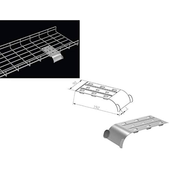 Cable Tray Cable-Guider Waterfall Attachment - 3.5"