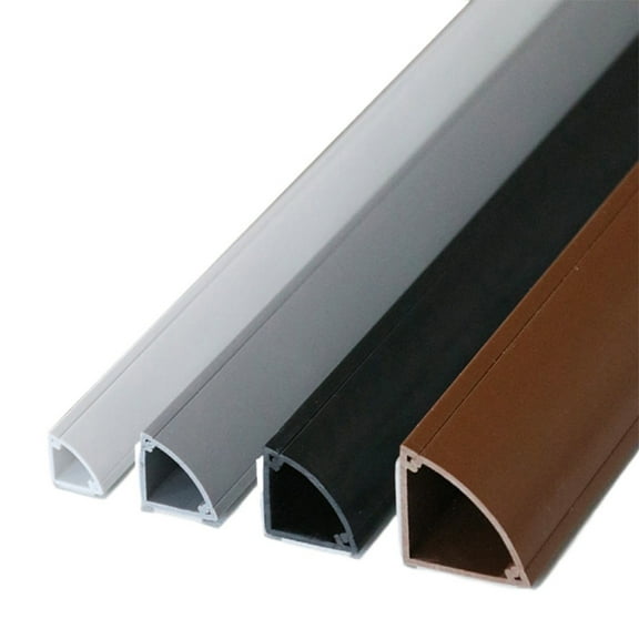 Cable Trunking, PVC Cable Trunking, Square Box Cable Trunking, Self-Adhesive Cable Hider, Cable Cover,Aluminium Cable Duct, for Electric Cables, Trunking