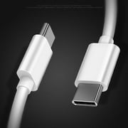 Cable Type C to Type C Cord  USB Male Fast Charge for MacBook iPad Pro 2m/6ft（ 2 Pack  ）