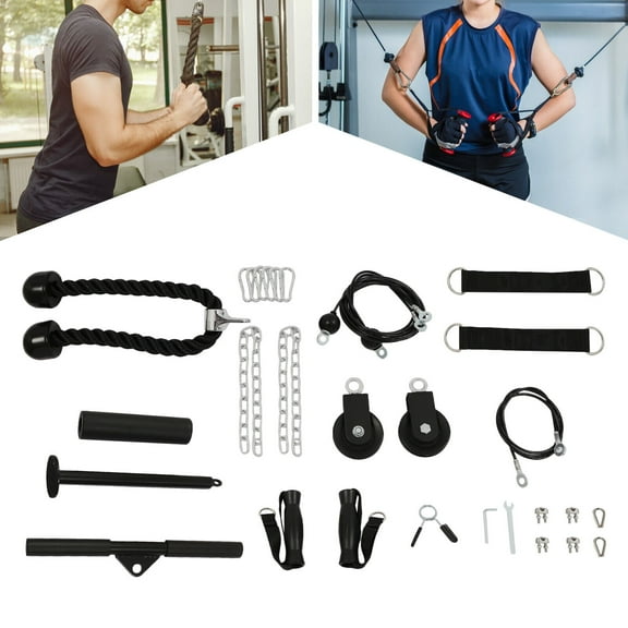 Cable Weight Pulley System, Home Gym Equipment, Fitness Pulley Cable System