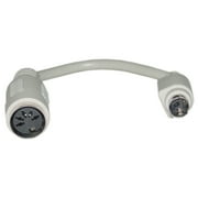 Cable Wholesale 10I5-013HF 6 in. Keyboard Adapter, Din5 Female to Mini Din6 Male