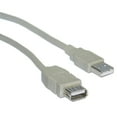 thumbnail image 1 of Cable Wholesale 10U2-02103E USB 2.0 Extension Cable, Type A Male to Type A Female - 3 ft., 1 of 4