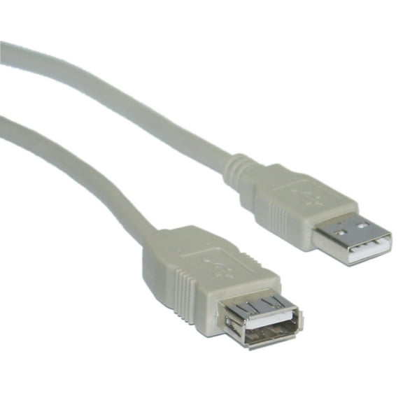 Cable Wholesale 10U2-02103E USB 2.0 Extension Cable, Type A Male to Type A Female - 3 ft.