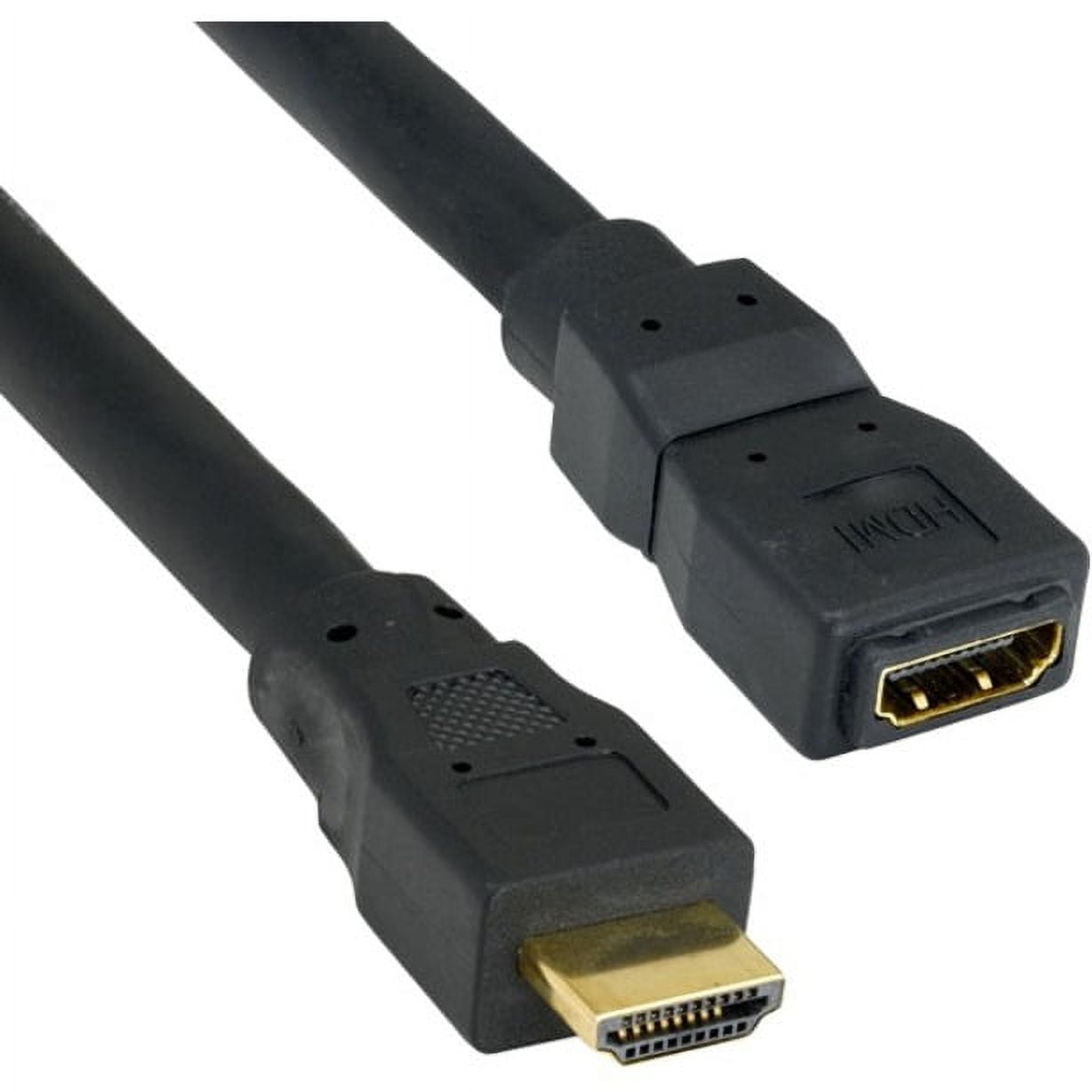 Cable Wholesale 10V3-41225 24 AWG HDMI Extension Cable with High Speed Ethernet, HDMI Male to Female - 25 ft.