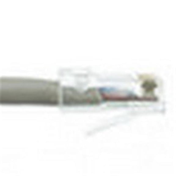 Cable Wholesale 24 Awg Plenum Cat5E Bulk Cable-Gray Solid & Shielded - 1000 ft.