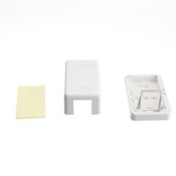Cable Wholesale 301-1K 1 Port Keystone Wall Plate, Single Gang - Beige