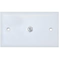 thumbnail image 1 of Cable Wholesale ASF-20251WH TV Wall Plate with 1 F-Pin Coupler, White, 1 of 3