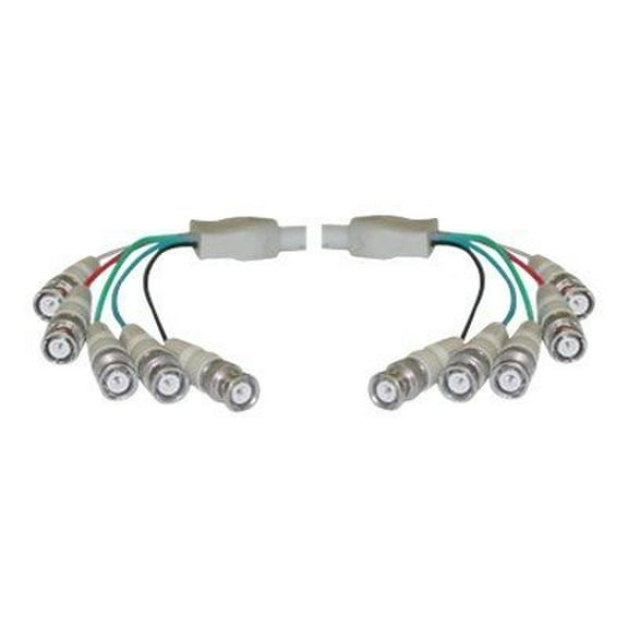 Cable Wholesale BNC x 4 Male to BNC x 4 Male Cable, Double-Shielded, 25 foot