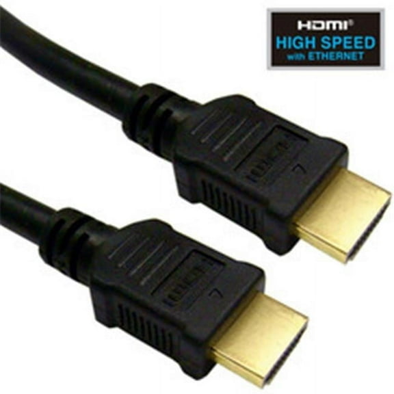 Cable Wholesale HDMI Cable, High Speed with Ethernet, HDMI Male, 24 AWG, CL2 rated, 50 foot