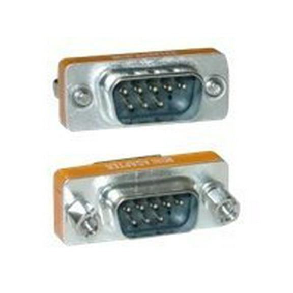 Cable Wholesale Mini Null Modem Adpater- DB9 Male to DB9 - Male