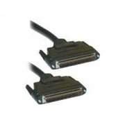 Cable Wholesale SCSI III LVD cable- Black- HPDB68 Half Pitch DB68 Male- 34 Twisted Pairs- 3 foot