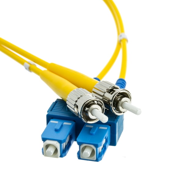 Cable Wholesale Sc - St Singlemode Duplex Fiber Optic Cable 9 By 125 3 Meter (10Ft)