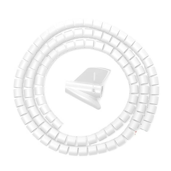 Cable Wire Protector Cable Organizer Management Pipe Flexible Wire Wrap Line Coiled Tube Office Cord Sleeve Cover
