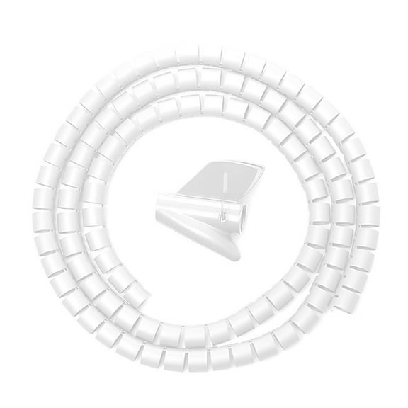Cable Wire Protector Cable Organizer Management Pipe Flexible Wire Wrap Line Coiled Tube Office Cord Sleeve Cover