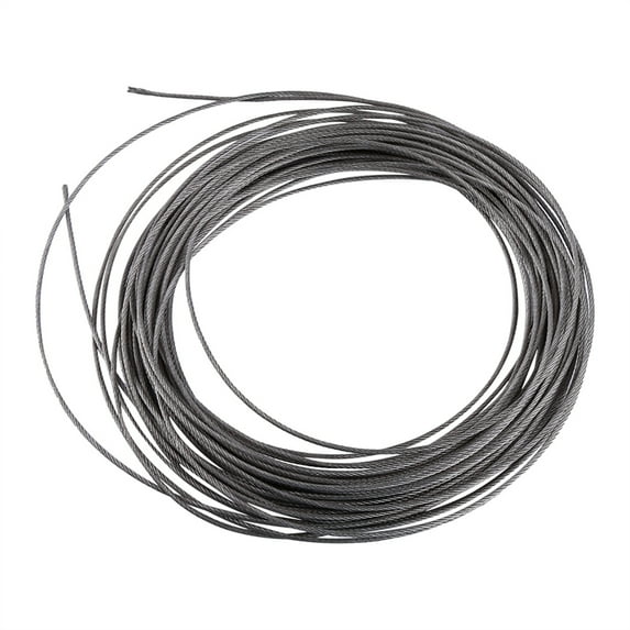 Cable Wire Rope, Stainless Steel Rope Diameter 1.5mm 15 Meters for Industrial for Commercial
