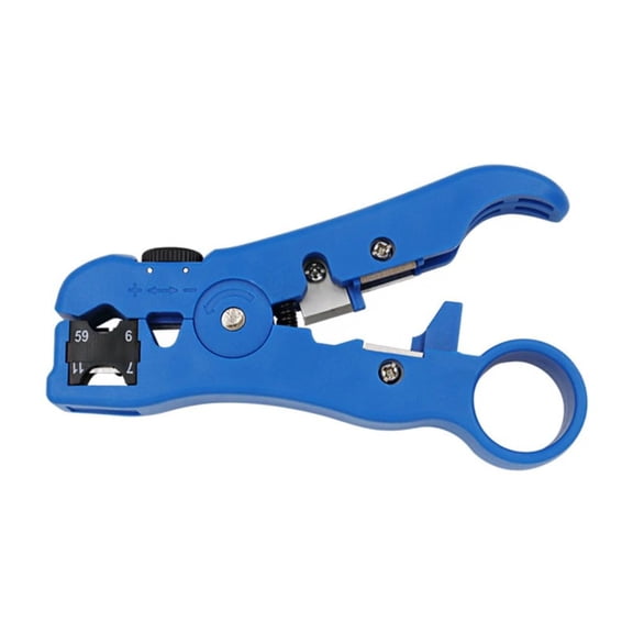Cable Wire Stripper Multi-functional Cutter Striper Electric Stripping Tools Compatible For UTP STP RG59 RG6 RG7 RG11
