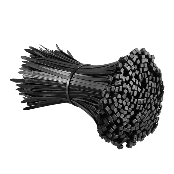 Cable Zip Ties 1000-Pack, 8 Inch x 0.19 Inch Nylon with 45 lbs Tensile Strength, Self-Locking Design, Heat and Cold Resistant, Indoor Outdoor Cable Management