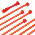 thumbnail image 1 of Cable Zip Ties Self-Locking Nylon Wire Tie Wraps Heavy Duty Cord Management Red 12 Inch, 1 of 6
