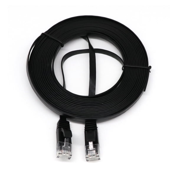 Cable de red Ethernet RJ45 LAN, enrutador de parche plano, lote interesante