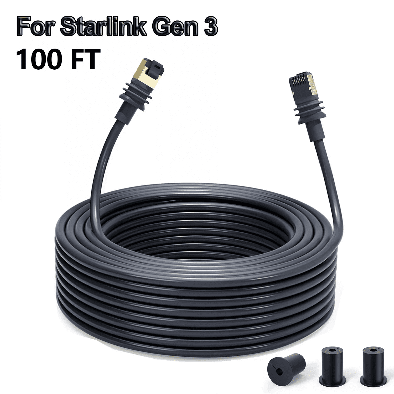 TOYOURKI Gen3 Cable 75FT For Starlink Gen 3 Standard Kit/Starlink Mini
