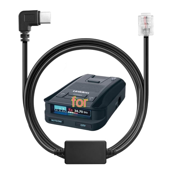 Cable for Uniden DFR8 DFR9 Radenso XP Beltronics STI Radar Detector and more