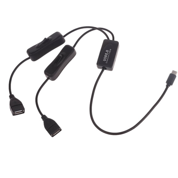 Cable with Switches Data Cable OTG for Quick Charging, Data Transfer, Hard Drives, Hubs, Smartphones and Tablets