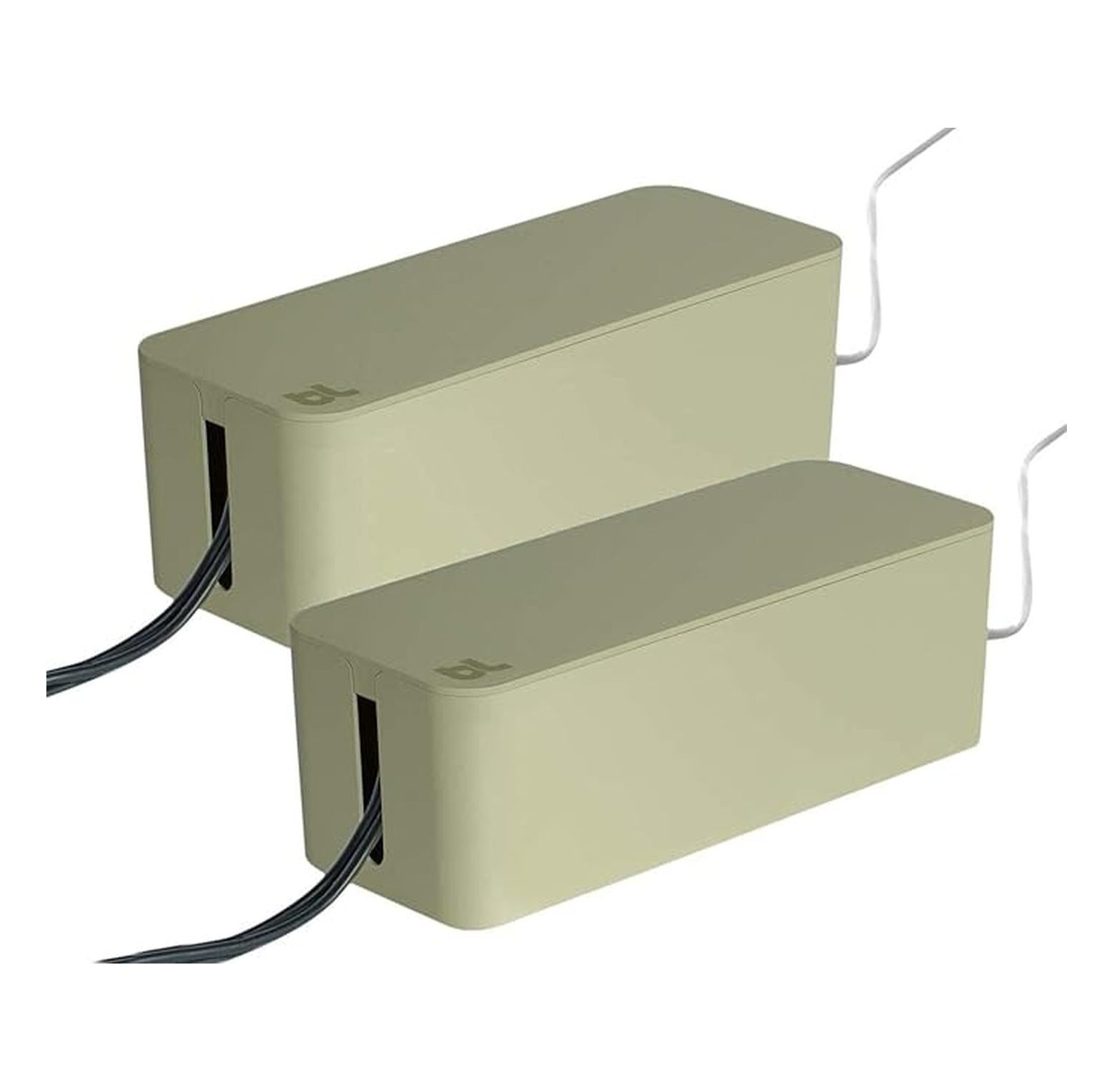CableBox Cable and Cord Management System - (Light Sage) - Pack of 2 ...