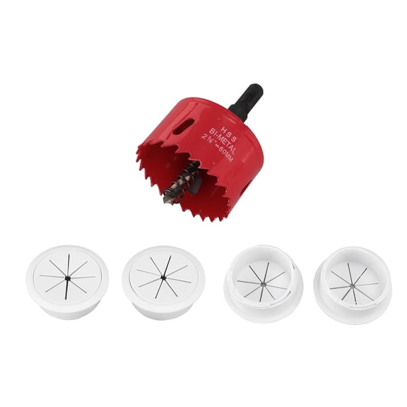 CableCover Pro TV Cord Hider Kit for Wall Mounted TV, 2-3/8 inch Hole Saw Included, In-Wall Cable Management System