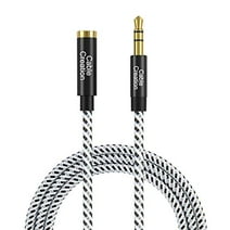 CableCreation 3.5mm Headphone Extension Cable 10ft, 3.5mm Male to Female Stereo Audio Cable Adapter with Gold Plated Connector