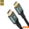 thumbnail image 1 of CableCreation 8K 60Hz HDMI 2.1 Braided Cable10ft, 48G High Speed HDMI Male to Male HDCP 2.2, eARC,Dolby Vision, for TV Box, Roku, Xbox, HDTV, Playstation, PS5, PS4, home theater,Steam Deck, DVD, 1 of 9